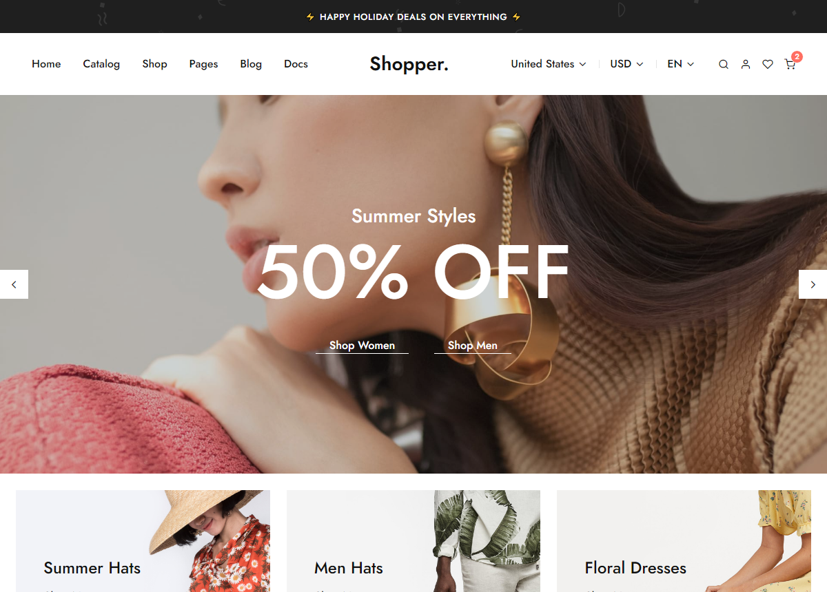 themes e-commerce retail