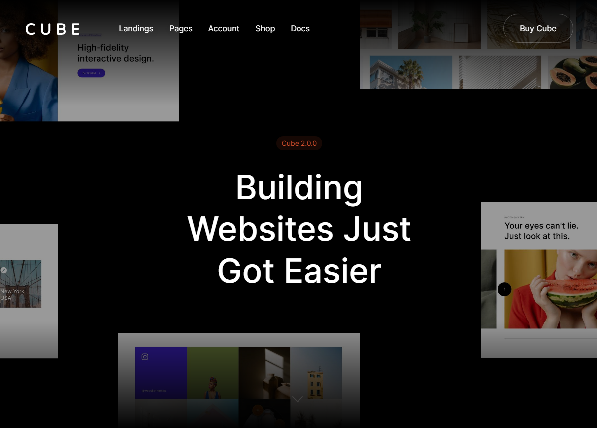 themes landing corporate