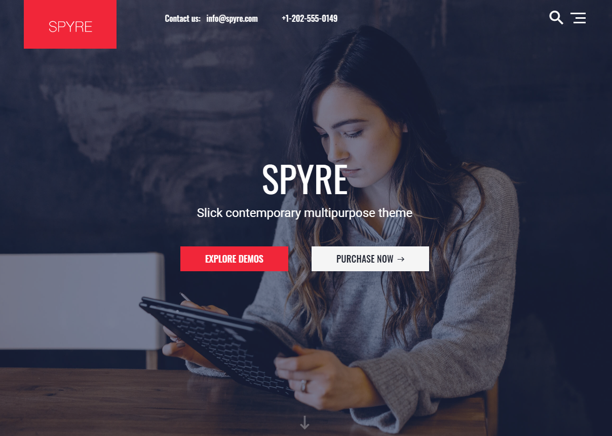 themes landing corporate